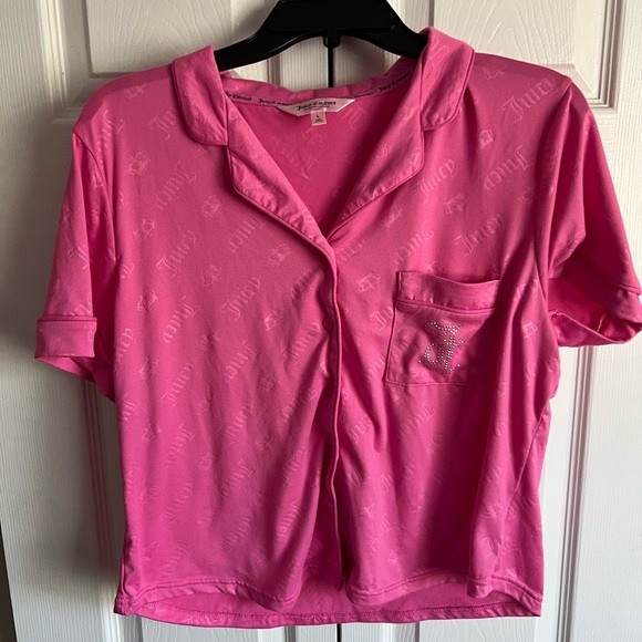 Juicy Couture Pajama top and shorts - Picture 2 of 9